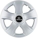 AutoHelix MSA Set 4 Capace Roti 14 inchi (R14) Bis Gri, Compatibile Cu Lexus (13445)