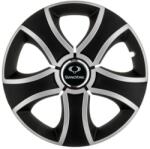 AutoHelix MSA Set 4 Capace Roti 16 inchi (R16) Bis Gri-Negru, Compatibile Cu SsangYong (3248)