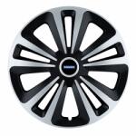 AutoHelix MSA Set 4 Capace Roti Terra Gri-Negru R16 Compatibil Cu Volvo (3089)