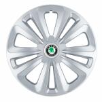 AutoHelix MSA Set 4 Capace Roti Terra Gri R14, pentru Skoda (14494)