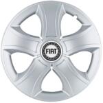 AutoHelix MSA Set 4 Capace Roti 16 inchi (R16) Bis Gri, Compatibile Cu Fiat (13423)