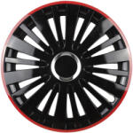 AutoHelix MSA Set 4 Capace Falcon Negru Cu Rama Rosie R14 (00001104)