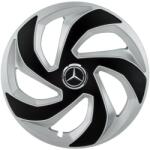 AutoHelix MSA Set 4 capace roti Rex Gri-Negru R16 Compatibil Cu Mercedes-Benz (3044)