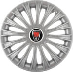 AutoHelix MSA Set 4 Capace Roti 15 inchi (R15) Dino Gri, Compatibile cuRange Rover (3943)