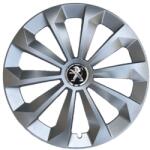 AutoHelix MSA Set 4 Capace Roti 15 inchi (R15) Fame Gri, Compatibile Cu Peugeot (4012)