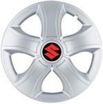 AutoHelix MSA Set 4 Capace Roti 14 inchi (R14) Bis Gri, Compatibile Cu Suzuki (13510)