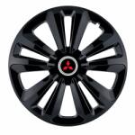 AutoHelix MSA Set 4 Capace Roti Terra Negru R14, pentru Mitsubishi (14275)