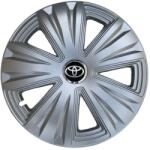 AutoHelix MSA Set 4 capace roti 15 inchi (R15) Glory Gri, Compatibile cu Toyota (4056)