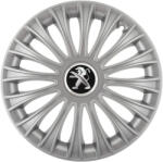 AutoHelix MSA Set 4 capace roti 16 inchi (R16) Dino Gri, Compatibile cu Peugeot (4857-4863)