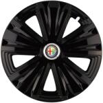 AutoHelix MSA Set 4 capace roti Glory negru R16 Compatibil Cu Alfa Romeo (10188)