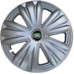 AutoHelix MSA Set 4 capace roti 15 inchi (R15) Glory Gri, Compatibile cu Land Rover (4037)