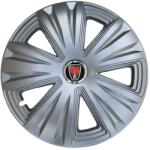 AutoHelix MSA Set 4 capace roti 15 inchi (R15) Glory Gri, Compatibile cu Range Rover (4047)