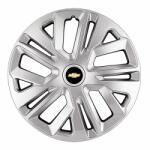 AutoHelix MSA Set 4 Capace Roti 16 inchi (R16) Raven Gri, Compatibile Cu Chevrolet (1783)