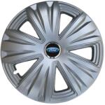 AutoHelix MSA Set 4 capace roti 15 inchi (R15) Glory Gri, Compatibile cu Ford (4032)