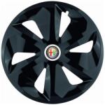 AutoHelix MSA Set 4 Capace Roti Roco Negru R16, pentru Alfa Romeo, model roco negru (14124)