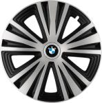 AutoHelix MSA Set 4 capace roti Glory Gri-Negru R15, Compatibil Cu BMW (2159)