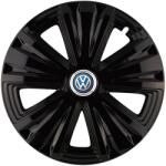 AutoHelix MSA Set 4 capace roti Glory Negru R15 Compatibil Cu Volkswagen (10283)