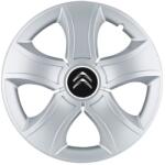 AutoHelix MSA Set 4 Capace Roti 16 inchi (R16) Bis Gri, Compatibile Cu Citroen (13411)