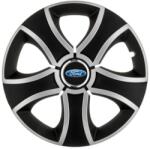 AutoHelix MSA Set 4 Capace Roti 16 inchi (R16) Bis Gri-Negru, Compatibile Cu Ford (3157)