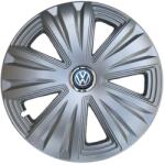 AutoHelix MSA Set 4 capace roti 15 inchi (R15) Glory Gri, Compatibile cu Volkswagen (4057)