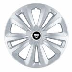 AutoHelix MSA Set 4 Capace Roti Terra Gri R16, pentru Dacia (14436)