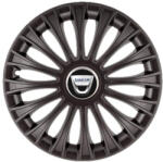 AutoHelix MSA Set 4 capace roti 16 inchi (R16) Dino Negru, Compatibil Cu Dacia (4834)