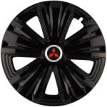 AutoHelix MSA Set 4 capace roti Glory negru R15 Compatibil Cu Mitsubishi (10241)