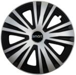 AutoHelix MSA Set 4 capace roti Glory Gri-Negru R16, Compatibil Cu Smart (2561)