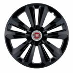 AutoHelix MSA Set 4 Capace Roti Terra Negru R15, pentru Fiat (14243)