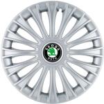 AutoHelix MSA Set 4 Capace Roti, potrivite jantelor de R14, pentru Skoda, model dino cromat (15009)