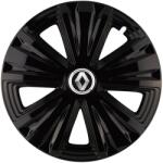 AutoHelix MSA Set 4 capace roti Glory negru R15 Compatibil Cu Renault (10253)