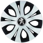 AutoHelix MSA Set 4 Capace Roti Top Gri-Negru R16, Compatibil Cu Peugeot (14604)