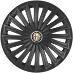 AutoHelix MSA Set 4 capace roti Joy Negru R14 Compatibil Cu Alfa Romeo (5308)