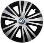AutoHelix MSA Set 4 capace roti Glory Gri-Negru R16, Compatibil Cu Volkswagen (2579)