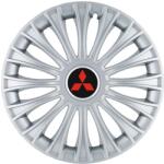 AutoHelix MSA Set 4 Capace Roti, potrivite jantelor de R14, pentru Mitsubishi, model dino cromat (15002)