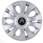 AutoHelix MSA Set 4 Capace Roti, potrivite jantelor de R16, Compatibil Cu Citroen, model top crom (14671)