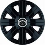 AutoHelix MSA Set 4 Capace Roti, potrivite jantelor de R14, pentru Toyota, model Cosmos Negru (13584)