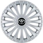 AutoHelix MSA Set 4 Capace Roti, potrivite jantelor de R14, pentru Toyota, model dino cromat (15027)