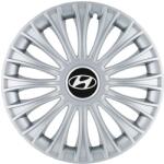 AutoHelix MSA Set 4 Capace Roti, potrivite jantelor de R14, pentru Hyundai, model dino cromat (14992)