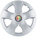 AutoHelix MSA Set 4 Capace Roti 16 inchi (R16) Bis Gri, Compatibile Cu Alfa Romeo (13395)