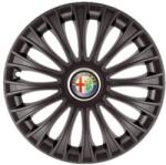 AutoHelix MSA Set 4 capace roti 16 inchi (R16) Dino Negru, Compatibil Cu Alfa Romeo (4816)