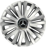 AutoHelix MSA Set 4 capace roti Cu Inel Cromat Royal R15 Compatibil Cu Mercedes-Benz (8043)