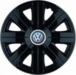 AutoHelix MSA Set 4 Capace Roti, potrivite jantelor de R14, pentru Volkswagen, model Cosmos Negru (13886)