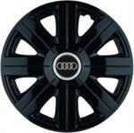 AutoHelix MSA Set 4 Capace Roti, potrivite jantelor de R14, pentru Audi, model Cosmos Negru (13527)