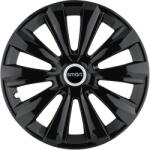 AutoHelix MSA Set 4 Capace Roti, potrivite jantelor de R16, pentru Smart, model delta negru (13970)