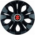 AutoHelix MSA Set 4 Capace Roti Top Negru R16, Compatibil Cu Suzuki (14409)