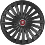 AutoHelix MSA Set 4 capace roti Joy Negru R16 Compatibil Cu Fiat (5332)