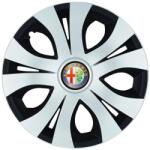 AutoHelix MSA Set 4 Capace Roti Top Gri-Negru R17, Compatibil Cu Alfa Romeo (14521)