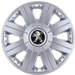 AutoHelix MSA Set 4 capace roti 16 inchi (R16) Cosmos Gri, Compatibil Cu Peugeot (4770)