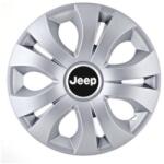 AutoHelix MSA Set 4 Capace Roti, potrivite jantelor de R16, Compatibil Cu Jeep, model top crom (14695)
